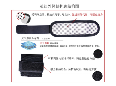 保健护具新选择 自发热托玛琳运动护腕，石家庄奥非特医引领健康守护